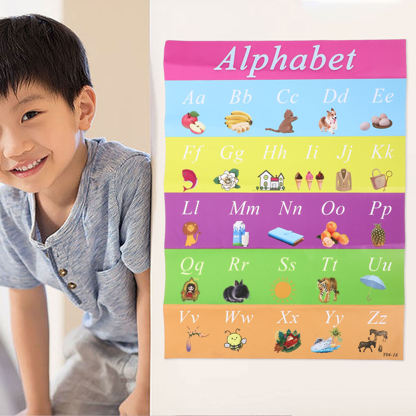 Kids Educational Poster - Poster Educativo Premium Autoadesivo per Bambini,