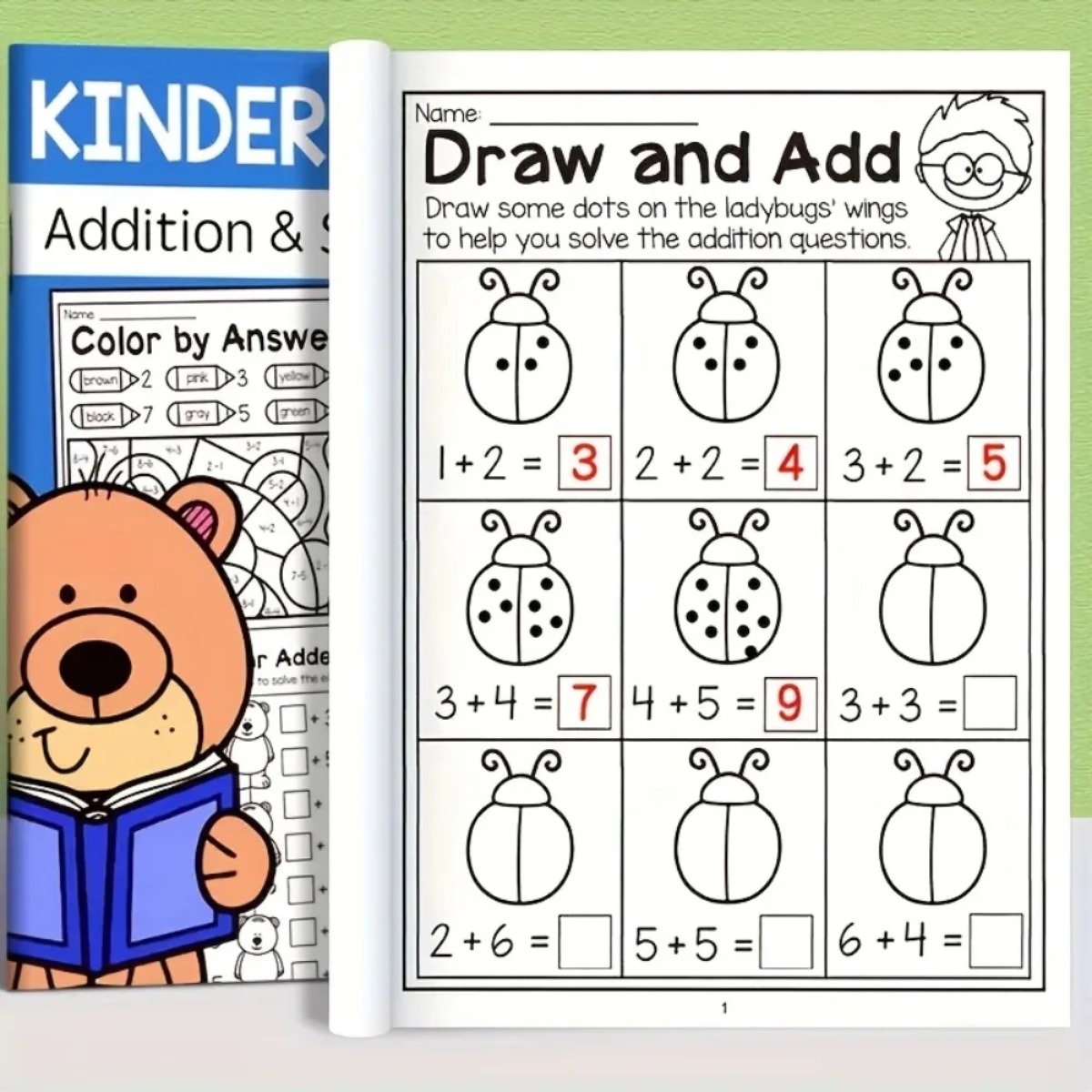 Kids Education Worksheet - Fogli di Esercizi per Addizione e