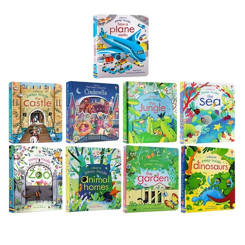 Peep Inside Usborne Libro Libr - Kids Education Age recensione e prezzo