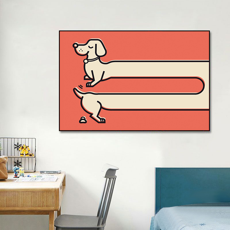 Divertente cartone animato can - Kids Educational Poster recensione e prezzo