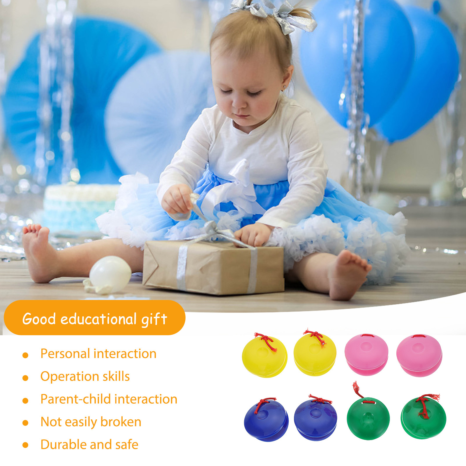 8 pezzi di castagnette creativ - Kids Education Help recensione e prezzo