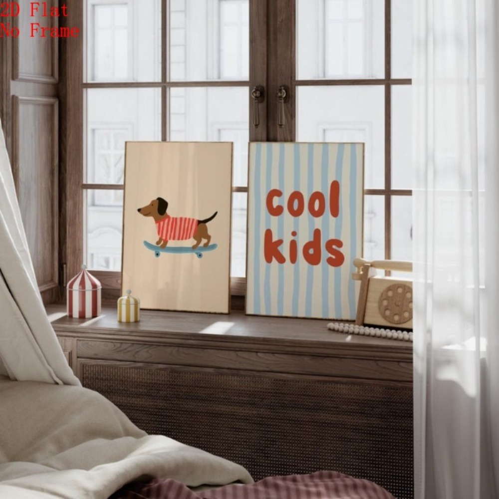 2 poster su tela senza cornice - Kids Educational Poster recensione e prezzo