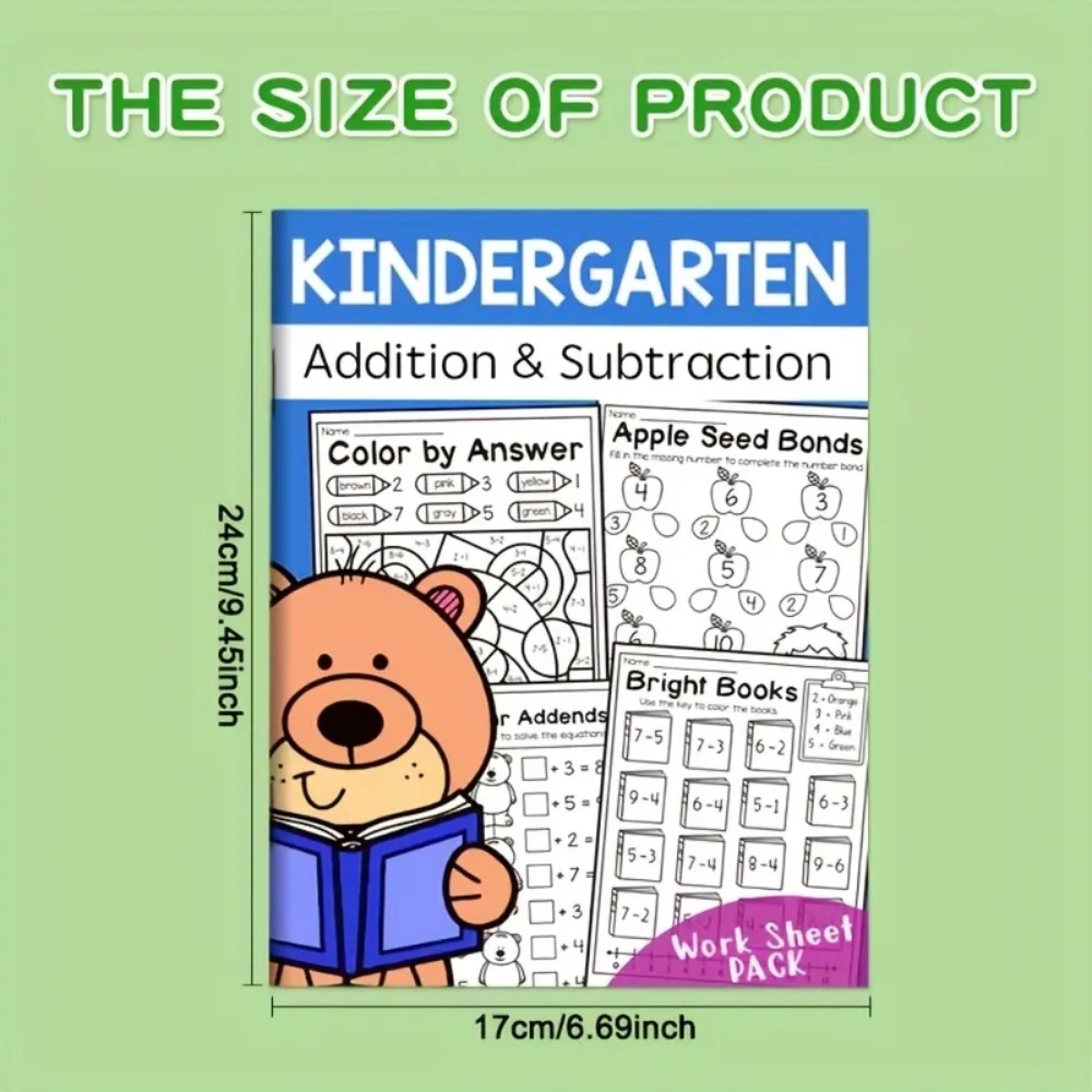 Fogli di Esercizi per Addizion - Kids Education Worksheet recensione e prezzo