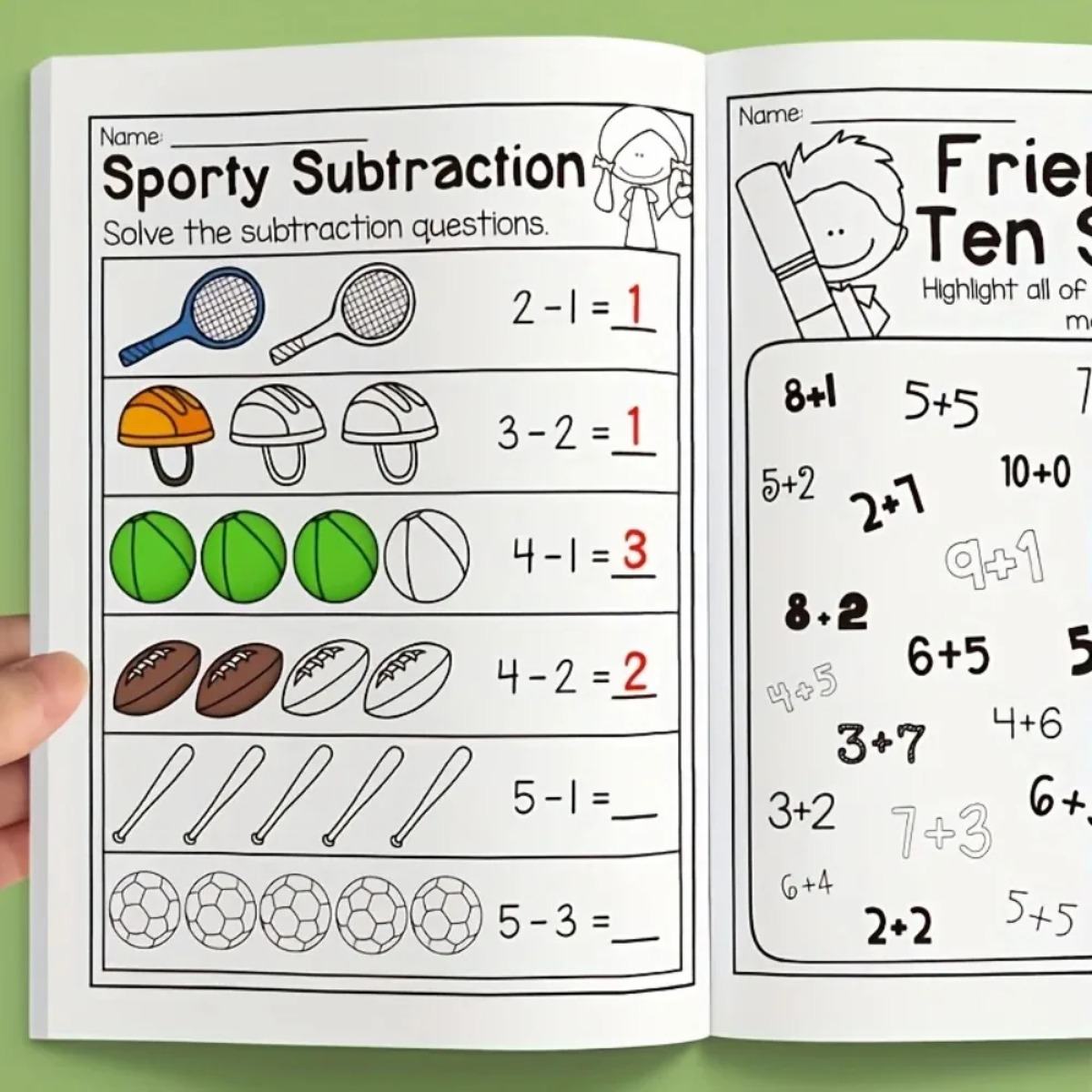 Fogli di Esercizi per Addizion - Kids Education Worksheet recensione e prezzo