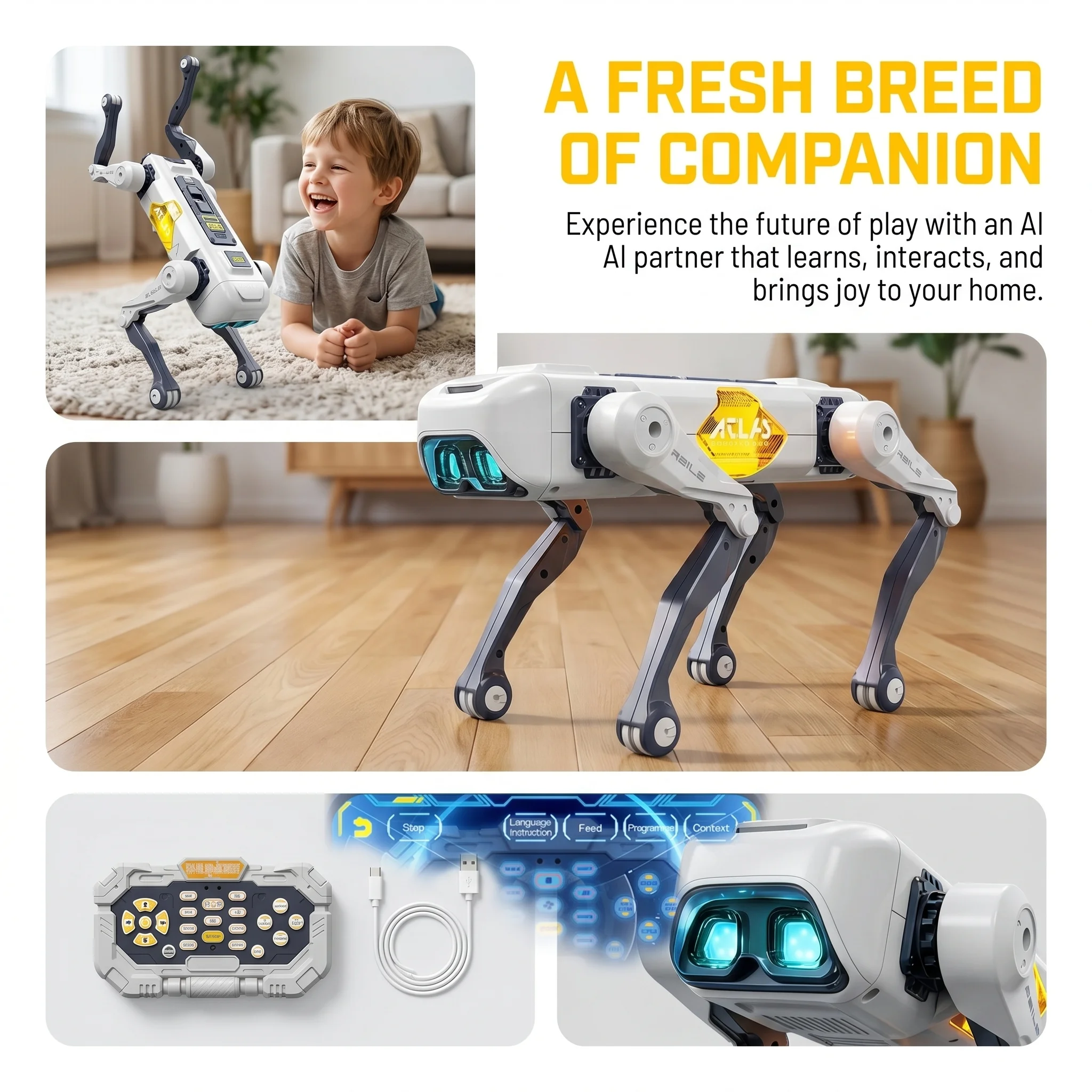 Cane Robot Intelligente AI, Co - Kids Education Toy recensione e prezzo
